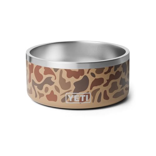 YETI Boomer 8, Stainless Steel, Non-Slip Dog Bowl, Holds 64 Ounces - color: Wetlands Camo
