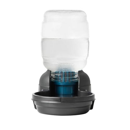 Petmate Replendish Automatic Dog Water Dispenser Gravity Pet Waterer with Microban Protection Base, 100% BPA Free - 0.5 Gallon, Wide Mouth Bowl, with 2 Extra Filters - size: Extra Small