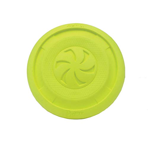 Coastal Pet - Pro Fit Foam Toy Flying Disc - Durable Floating Dog Toy - Great for Water Play - Yellow - 9”