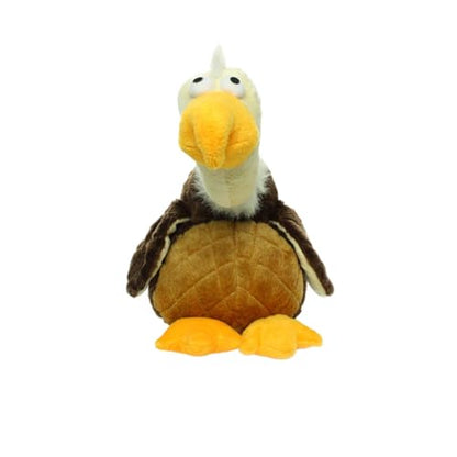 MIGHTY- Safari Vulture - Squeaker-Multiple Layers. Made Durable, Strong & Tough. Interactive Play Dog Toy (Tug, Toss & Fetch). Machine Washable & Floats | Ultra Durable Plush Toy with Multiple Layers & Reinforced Seams , Washable and Floats , Mighty® Cons