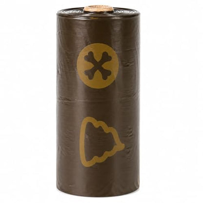 BPI Certified Compostable Dog Poop Bags, 18 Rolls 270 Bags, Coffee-Scented Extra Thick Leak-Proof Waste Bags, Meets ASTM D6400 Standard
