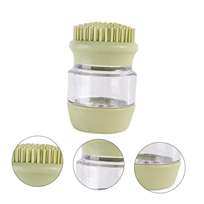 Yardwe Pet Shower Brush Silicone Shampoo Dispenser Scrubber for Dogs and Cats Dual Cleaning Modes Ergonomic Design for Easy Pet Bathing and Massaging