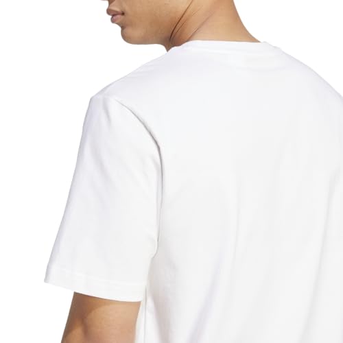 adidas Men's Dog Patch Graphic T-Shirt - color: White/Hoop, size: X-Large