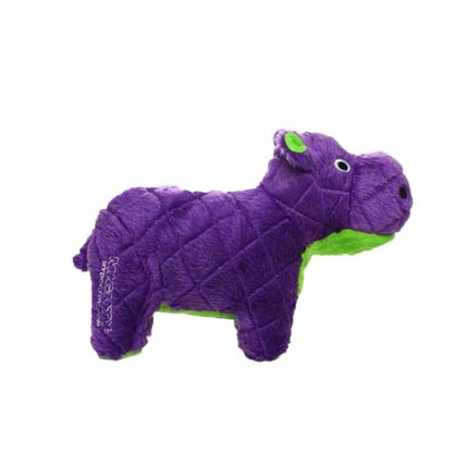 MIGHTY- Safari Hippo - Squeaker-Multiple Layers. Made Durable, Strong & Tough. Interactive Play Dog Toy (Tug, Toss & Fetch). Machine Washable & Floats | Ultra Durable Plush Toy with Multiple Layers & Reinforced Seams , Washable and Floats , Mighty® Constr