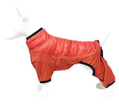 Pet Life ® Aura-Vent Lightweight 4-Season Stretch and Quick-Dry Performance Full Body Dog Coat Pet Jacket - color: Red, size: Large
