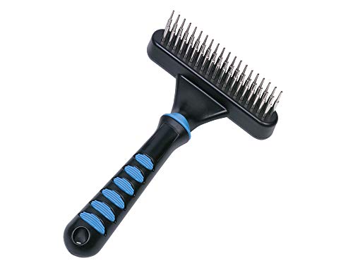 Nobby Comfort Line Detangling Curry Comb Rotating Double Row 39 Teeth 25 x 15 x 6 cm
