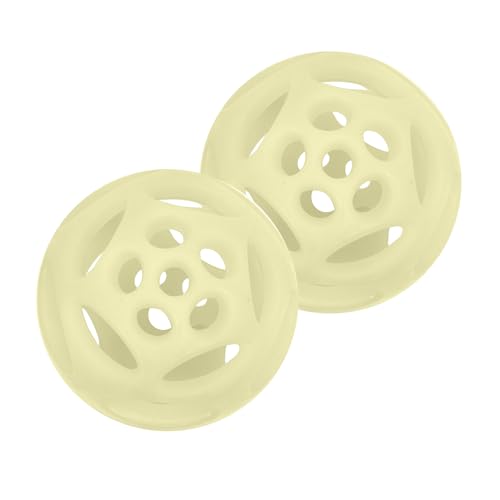 Chew King by Mammoth Glow-in-the-Dark Dog Fetch Balls (2-Pack), Lattice Rubber Fetch Toys for Night Play, High Bounce, Rechargeable Under Any Light, Medium 3.25" - color: D) 2-Pack Lattice (3.25" Balls)