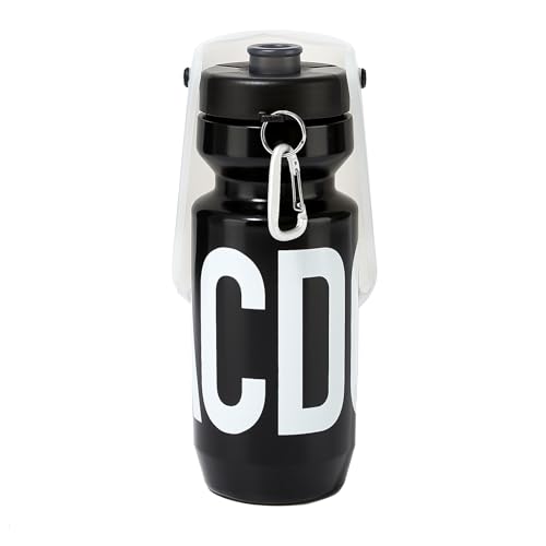 Howgo Dog Water Bottle Portable Travel Water Bottle Dispenser for Dogs, Super Light-Weight, Leak-Proof Bottles for Pets Outdoor Walking, Hiking, Travel,Food Grade Silicone,BPA Free (Black, 21oz) - color: Black