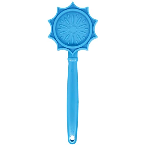 SodaPup Lick Sticks eToy – Durable Interactive Enrichment Toy Made in USA from Non-Toxic, Pet-Safe, Food Safe Material for Bonding, Training, Calming, Mental Stimulation, Oral Health & More - color: Blue Flower Lick Stick