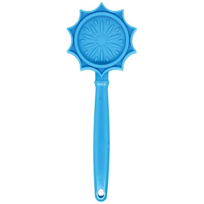 SodaPup Lick Sticks eToy – Durable Interactive Enrichment Toy Made in USA from Non-Toxic, Pet-Safe, Food Safe Material for Bonding, Training, Calming, Mental Stimulation, Oral Health & More - color: Blue Flower Lick Stick