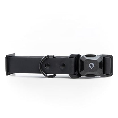 Fei & Eve VERO Dog Collar, Black, Large | MagEase Magnetic Buckle, Waterproof PVC, Odor Resistant, Easy Clean, Heavy Duty - color: Black, size: L