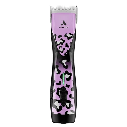 Andis 561458 Pulse Zr II Gabriel Feitosa Edition 5-Speed Detachable Blade Clipper, Cordless Animal/Dog Grooming, Removable Lithium Ion Battery, LED Charge Light, Wild Colorway - color: Wild