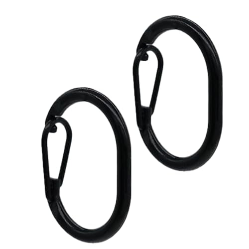 2 Pack Dog Tag Clip, Quick Clips for Pet&Cat Collar | Dog License Tag Holder - color: Black, size: 2 PCS