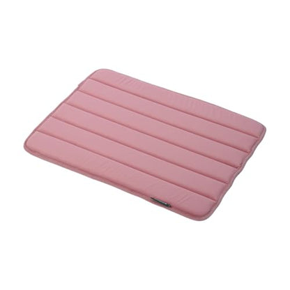 BALANCE Dog Crate Pad, Dog Foam Crate Mat Kennel Pad, Washable Water-Resistant Pet Bed Flat Dogs Cage Mat for Small Dogs - color: Mellow Rose, size: 24.0"L x 18.0"W x 0.8"Th