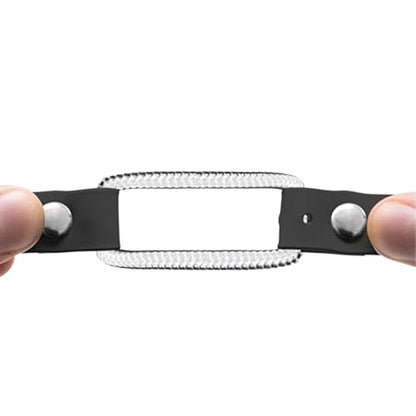Educator 1" Quick Snap Bungee Dog Collar Strap, Black, 33" | Fits FE-580, ET-800 & UL-1200 ONLY, NOT Compatible with ET-300, ET-400, EZ Educator, Trim-to-Fit, Waterproof Biothane - color: Black