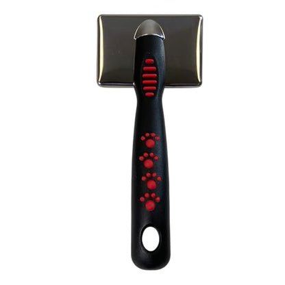 Ryan's Pet Supplies Paw Brothers Flat Slicker Brush for Dogs, Dog Brush for Short Haired Dogs, Professional Grade, Coated Tips, Gentle on Skin, Maximum Coverage, Mini/Small - size: Small