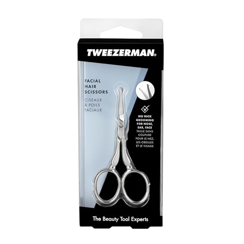 Tweezerman Stainless Steel Facial Hair Scissors