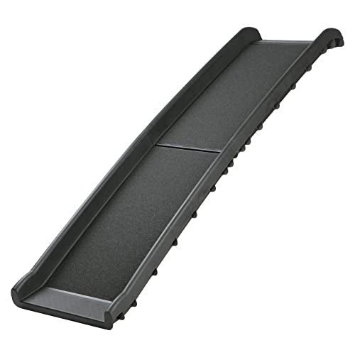 Trixie Folding Pet Ramp, Black | Folding Dog Ramp with High Traction Surface, Ideal for Cars and SUVs, Foldable, Easy to Store and Clean - color: Bi-fold Ramp