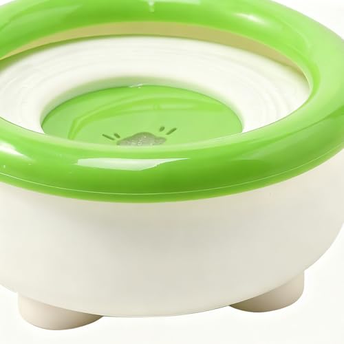 Spill Proof Dog Water Bowl - Anti Splash Floating Disk, 1500ml Feeder Non Slip Pet Water Bowl, Suitable for Kitten Small Medium Breed Cat Bunny Kennel Cage | Outdoor Indoor Use Clean Floor Slow