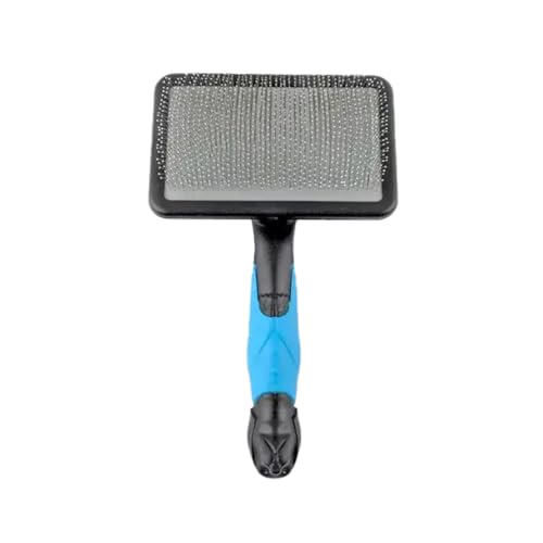 Mr. Slick Large Slicker Brush with Protected Pins to prevent cratches. Great brush for older pets, sencitive skin.