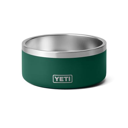 YETI Boomer 8, Stainless Steel, Non-Slip Dog Bowl, Holds 64 Ounces - color: Black Forest Green