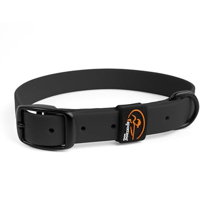 SportDOG Rugged Utility Collar – Waterproof and Stink-Proof – Premium Soft-Touch Material – Stress-Tested, Durable Hardware – Silicon Strap Keeper – Black – Large - color: Black, size: Large