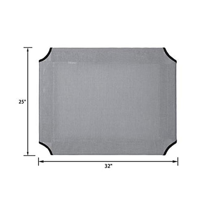 Veehoo Dog Bed Cover for CWC1803-M - color: Silver Gray, size: 32.0"L x 25.0"W x 0.2"Th