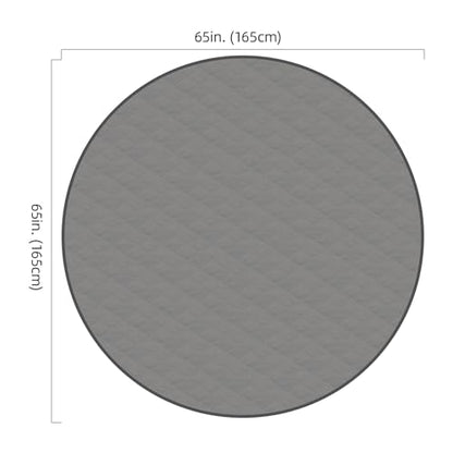 Washable Reusable Dog Pee Pads, 65" Round Absorbent & Waterproof Puppy Training Pad for Crate, Playpen & Carpet, Large Potty Pads for Dogs, Cats & Small Pets - size: 1Pc 65x65 Inch