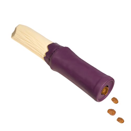 Dog Toys for Aggressive Chewers - Indestructible Extreme Tough Dog Chew Toys for Large, Medium, Small Breeds, Durable Chew Toys to Keep Them Busy, Treat Dispenser, Reduce Boredom, Teeth Cleaning - color: purple dispensing toy