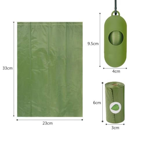 Biodegradable Dog Poop Bags Rolls (150 Bags) for Waste Refuse Cleanup, Doggy Roll Replacements for Outdoor Puppy Walking and Travel, Leak Proof and Tear Resistant, Extra Thick Plastic (Scented)