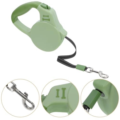 Retractable Dog Leash 3 Meter Automatic Expandable Nylon Tape Leash with Brake Lock for Small to Medium Dogs Outdoor Walking and Puppy