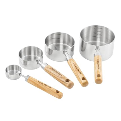 Stainless Steel Pet Food Scoop – Measuring Cup for Dogs & Cats, 304 Stainless Steel, with Precision Scale Markings (1/2Cup(125ml)) - size: 1/2Cup(125ml)