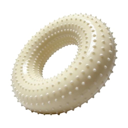 Thermoplastic Rubber Chew Ring, 10cm, Calming Pet Toy, Textured, Boredom Relief Tool, Wellness Support, Exercise, Training, Daily Activity Use