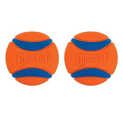 Chuckit! Ultra Ball Dog Toy, Balls for Dogs to Fetch, Durable Rubber, Small 2-inch, Pack of 2 - size: Small (2 Pack), style: Ultra