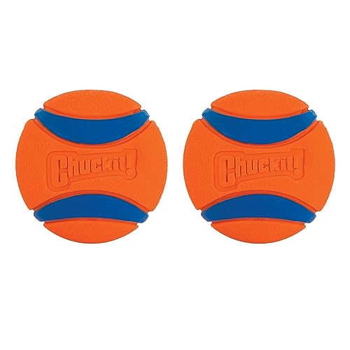 Chuckit! Ultra Ball Dog Toy, Balls for Dogs to Fetch, Durable Rubber, Small 2-inch, Pack of 2 - size: Small (2 Pack), style: Ultra