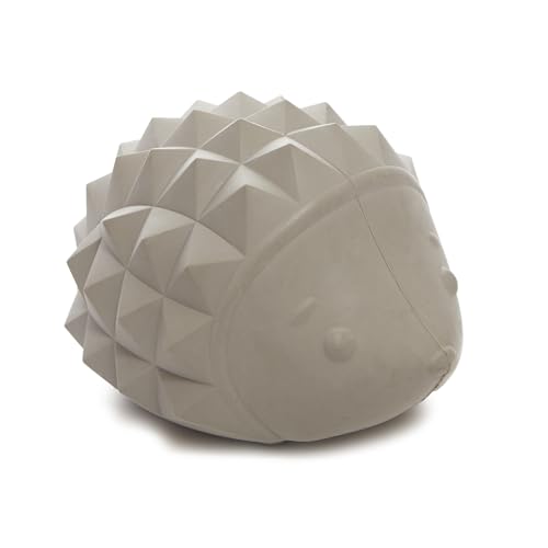 Barkbox Sven The Hedgie Super Chewer Dog Toy | Natural Rubber, Wacky Bounce & Rippled Texture | Durable Dog Toy for Aggressive Chewers, Medium to Large Dogs - color: Hedgehog