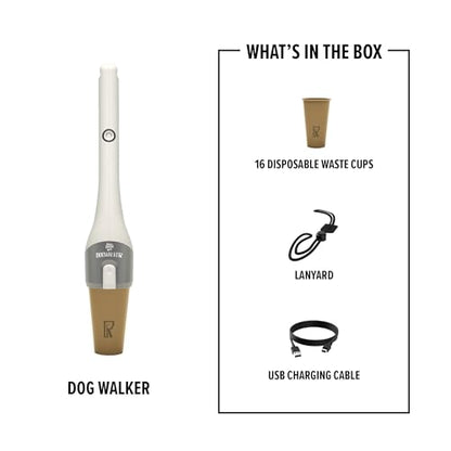 Dirt Devil Dogwalker Pet Waste Vacuum, Portable Handheld Vacuum, No-Contact Poop Scooper for Dogs, Ideal for Dogs up to 50 Pounds, Dog Poop Scooper for Yard Cleanup and Walks
