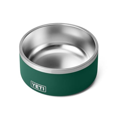 YETI Boomer 8, Stainless Steel, Non-Slip Dog Bowl, Holds 64 Ounces - color: Black Forest Green