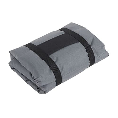 Portable Pet Mat Foldable Rollup Pet Camping Bed Outdoor Travel Gray 600D Oxford Cloth 41.73x24.80in