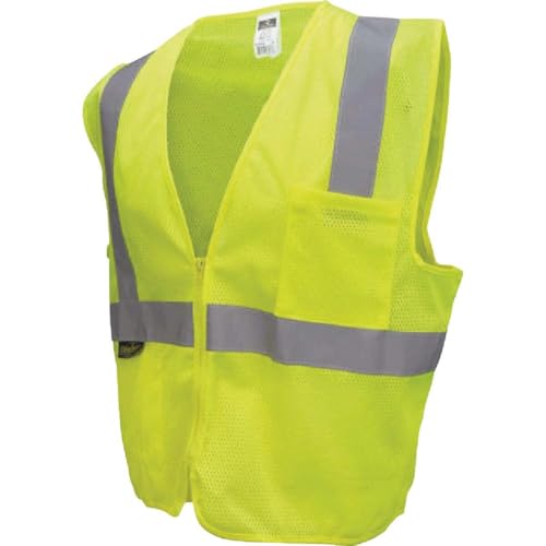 Radians SV2ZGML Industrial Safety Vest - color: Safety Green, size: Large