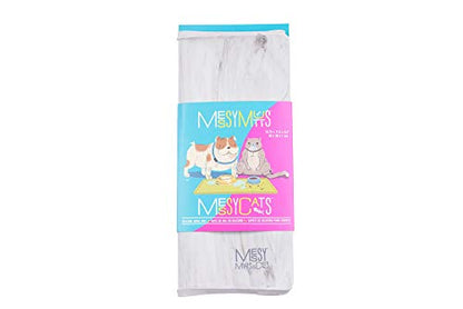 Messy Mutts & Cats Silicone Non-Slip Pet Bowl Mat with Raised Edge | 16” x 12” Dog/Cat Bowl Mat with Spill-Proof Lip | Marble - color: Marble