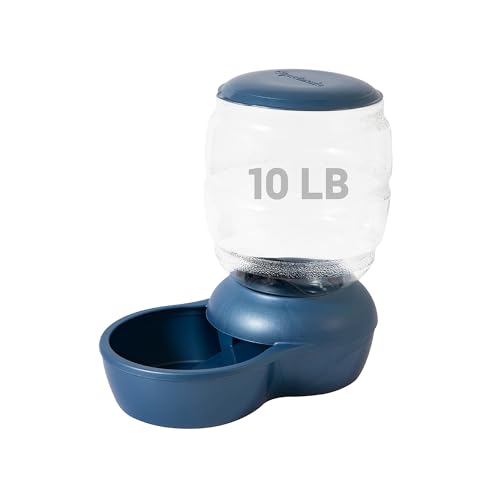 Petmate Replendish Feeder Automatic Cat and Dog Feeder, Pearl Peacock Blue, 10 LB, Made in USA - color: Pearl Peacock Blue, size: 10 LB