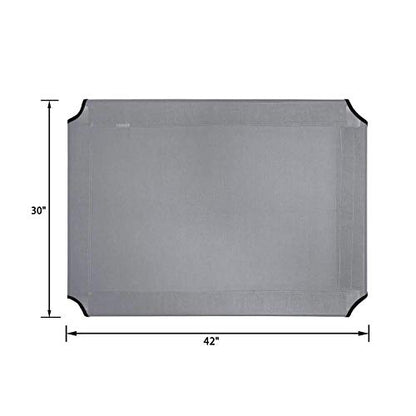 Veehoo Dog Bed Cover for CWC1803-L - color: Silver Gray, size: 42.0"L x 30.0"W x 0.2"Th