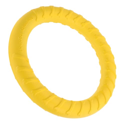 TOYANDONA Large Sturdy Rubber Dog Chew Ring for Aggressive Chewers, Indestructible Puppy Teething, Eva Material, Interactive Biting Accessory for Medium to Large Dogs