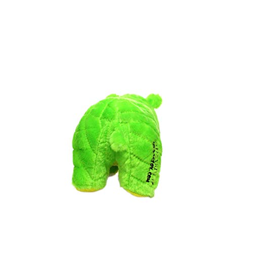 MIGHTY Tuffy 2 Pack Rhinoceros Dog Toys | Ultra Durable Plush Toy with Multiple Layers & Reinforced Seams , Washable and Floats , Mighty® Construction - color: 2PK Green Rhino
