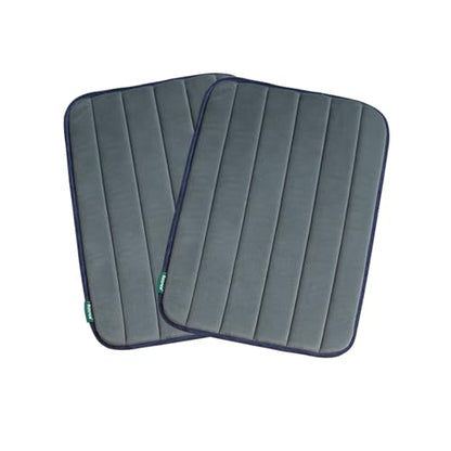 BALANCE Dog Crate Pad, Dog Foam Crate Mat Kennel Pad, Washable Water-Resistant Pet Bed Flat Dogs Cage Mat for Small Dogs, 2 Packs - color: Dusty Blue, 2 Packs, size: 24.0"L x 18.0"W x 0.8"Th
