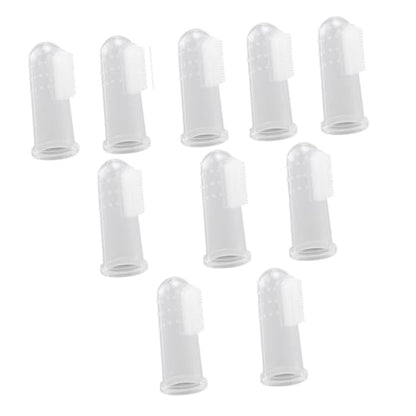 60pcs Silicone Finger Toothbrushes for Dogs Cats Gentle Oral Massagers for Teeth Cleaning Gum Care for Puppies and Kittens Food-Grade Safe