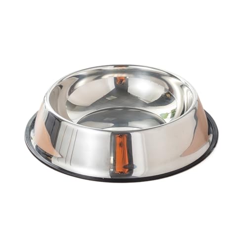 Stainless Steel pet Bowl, Sturdy and tip-Proof, Suitable for Both Dry and Wet Food, and can be Used by Cats and Dogs.(34cm) - size: 34cm