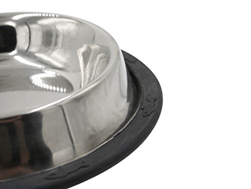 Aimé Anti-Slip Stainless Steel Bowl for Dog, 12 cm, 0.1401 kg