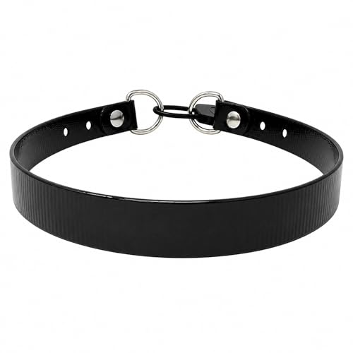 SparkDog 3/4” High Flex Quick Adjust E-Collar Strap Waterproof Replacement Collar Works w/SportDOG, Dogtra & E-Collar Technologies, Genuine BioThane®-Made in USA (Double Box/XL, High Flex) - color: Black Double Box/XL